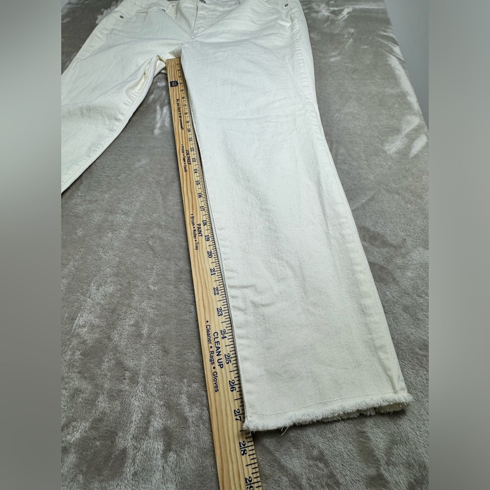 Haute Hippie‎ Tribe Jeans Size 20W Mid-Rise Raw Hem Skinny Natural - Picture 10 of 11